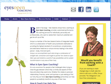 Tablet Screenshot of eyesopencoaching.com